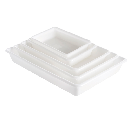 Bac plat 10L - Blanc