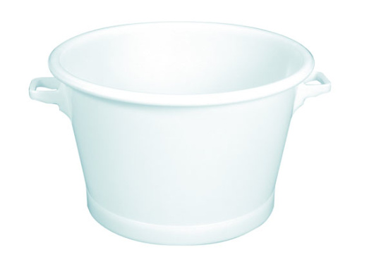 Baquet rond - 75L - Blanc