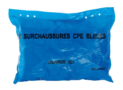 Sur-chaussures CPE Bleue