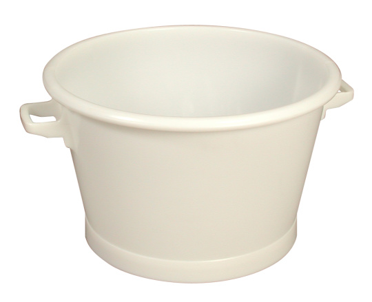 Baquet rond - 35L - Blanc