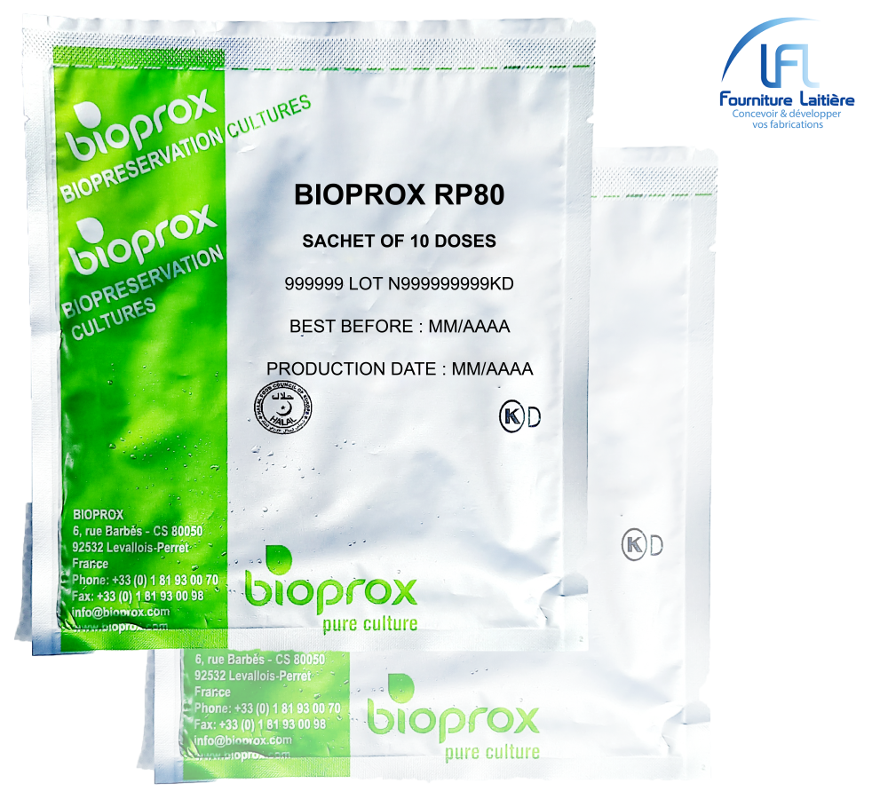 Cultures de bio-protection BIOPROX RP80 - Fourniture Laitière